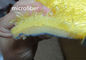 stuoia di gomma antislittamento del bello Microfiber di polvere di 60 * di 40 cm di zazzera bagno giallo del vello