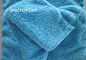 Microfiber panno di pulizia molle eccellente della cucina della mano dell'automobile del vello di corallo blu 300gsm di 30cm * di 30