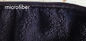 Asciugamano di pulizia stridente durevole di sport del nero di larghezza di Microfiber 300gsm 150cm bello