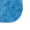 Punto rovescio che cuce il panno di pulizia di Microfiber del poliestere di 80% Coral Fleece blu 25x30