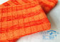 Poliestere arancio senza filaccia, anti panno dei panni di pulizia di Microfiber 80% di pulizia statico
